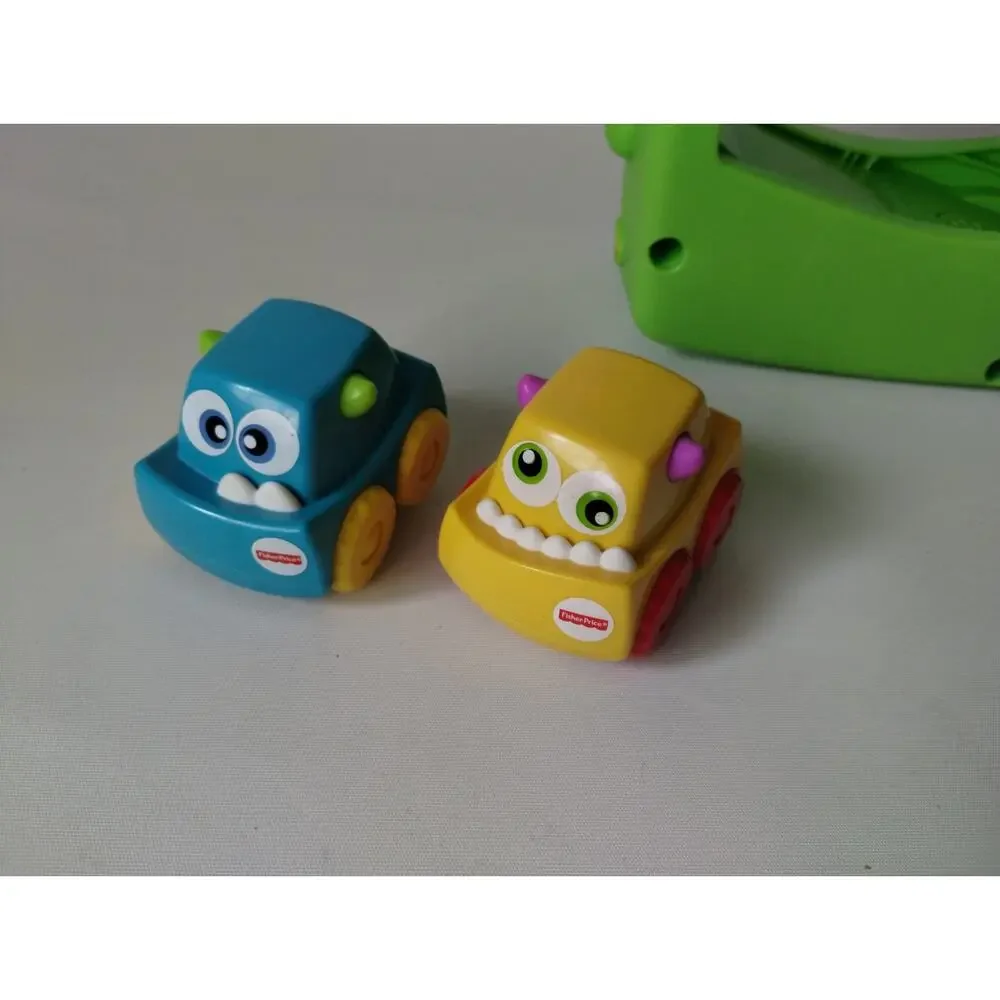 Fisher-Price Monster Trucks Racing Ramp Set with Music & Sounds 2018 WORKS!